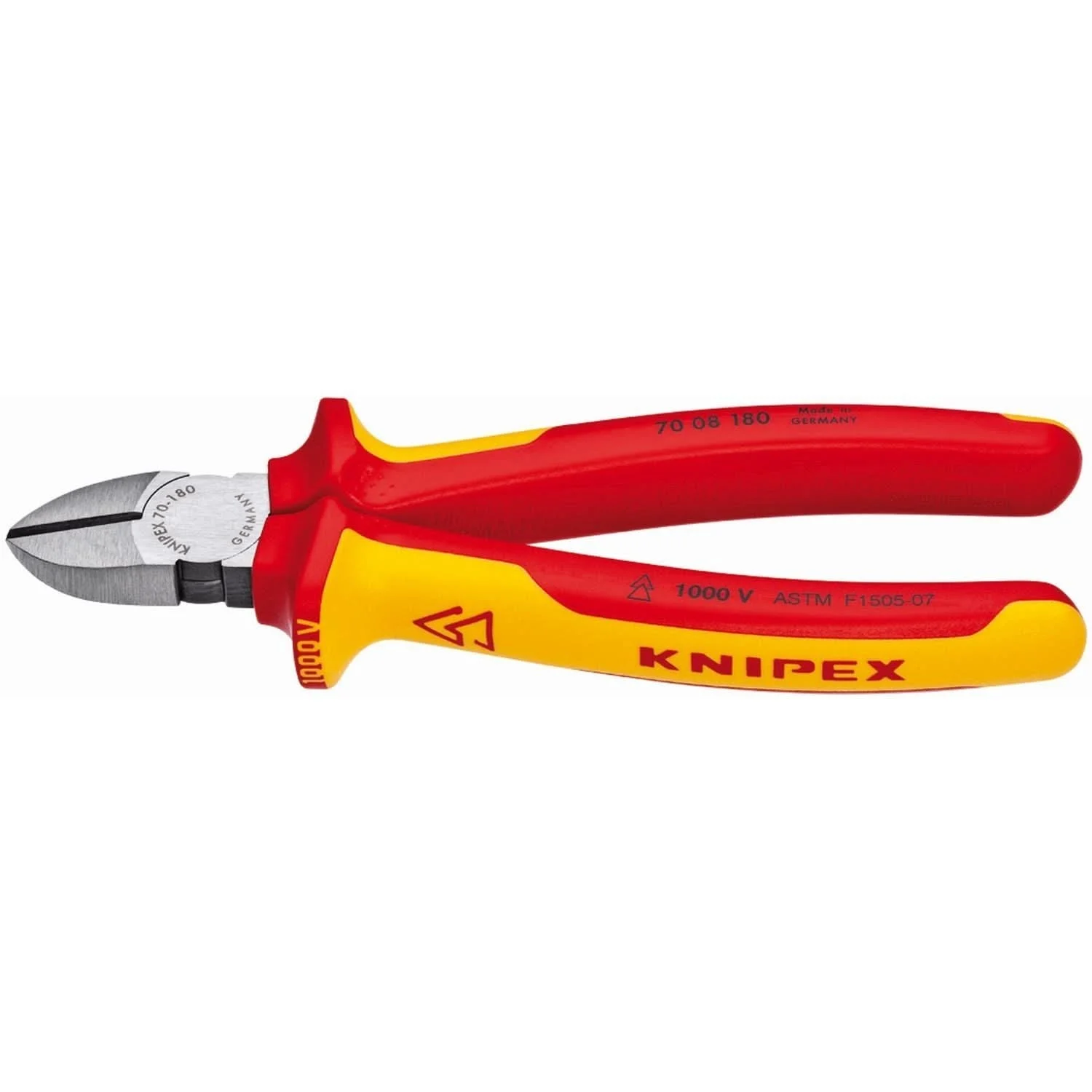 Knipex 70 08 180 US Diagonal Cutters-1000V Insulated