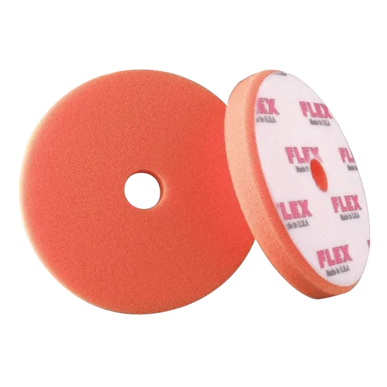6.5" Thin Orange Foam Pad Cutting