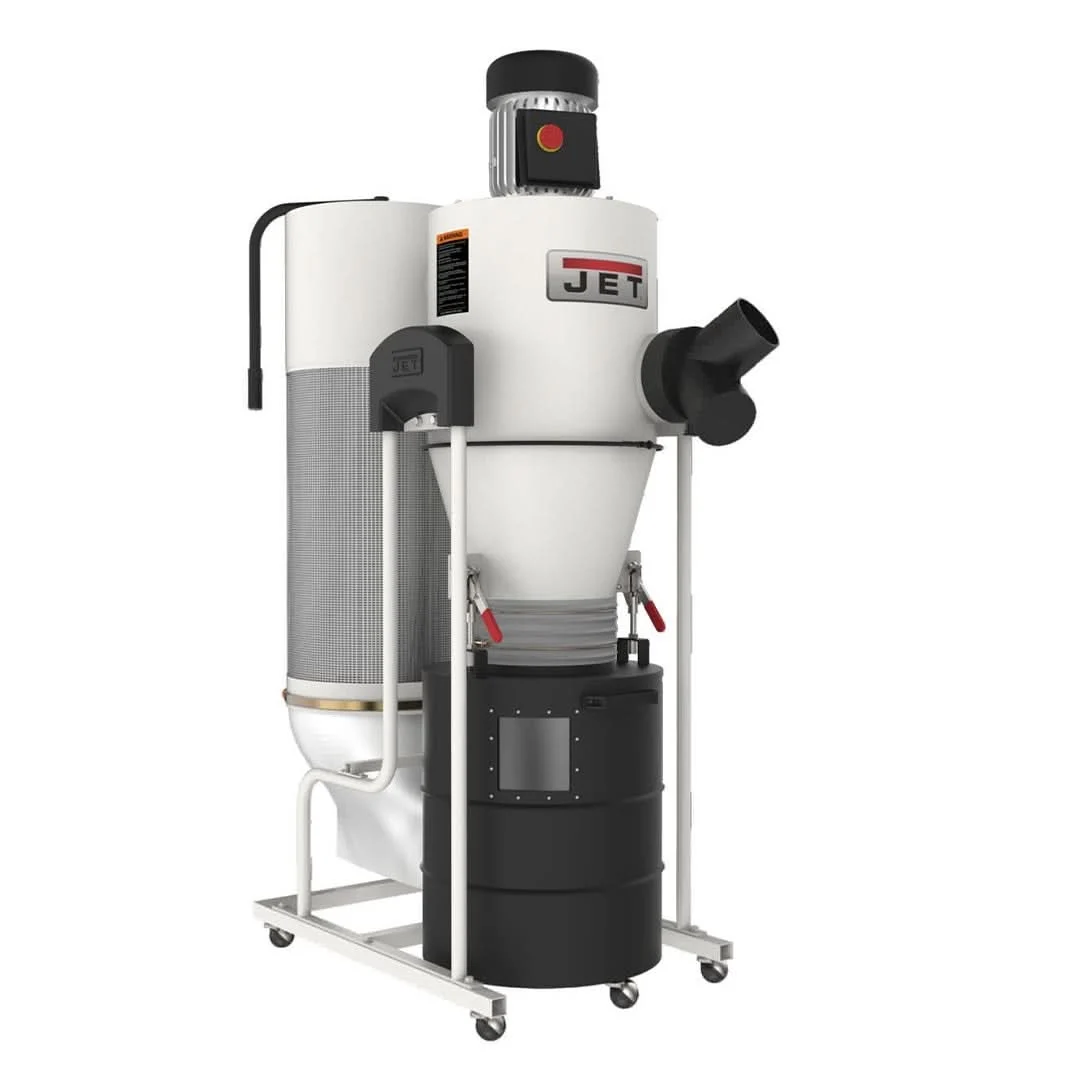 Jet 717515 JCDC-1.5 Cyclone Dust Collector, 1.5HP, 115V