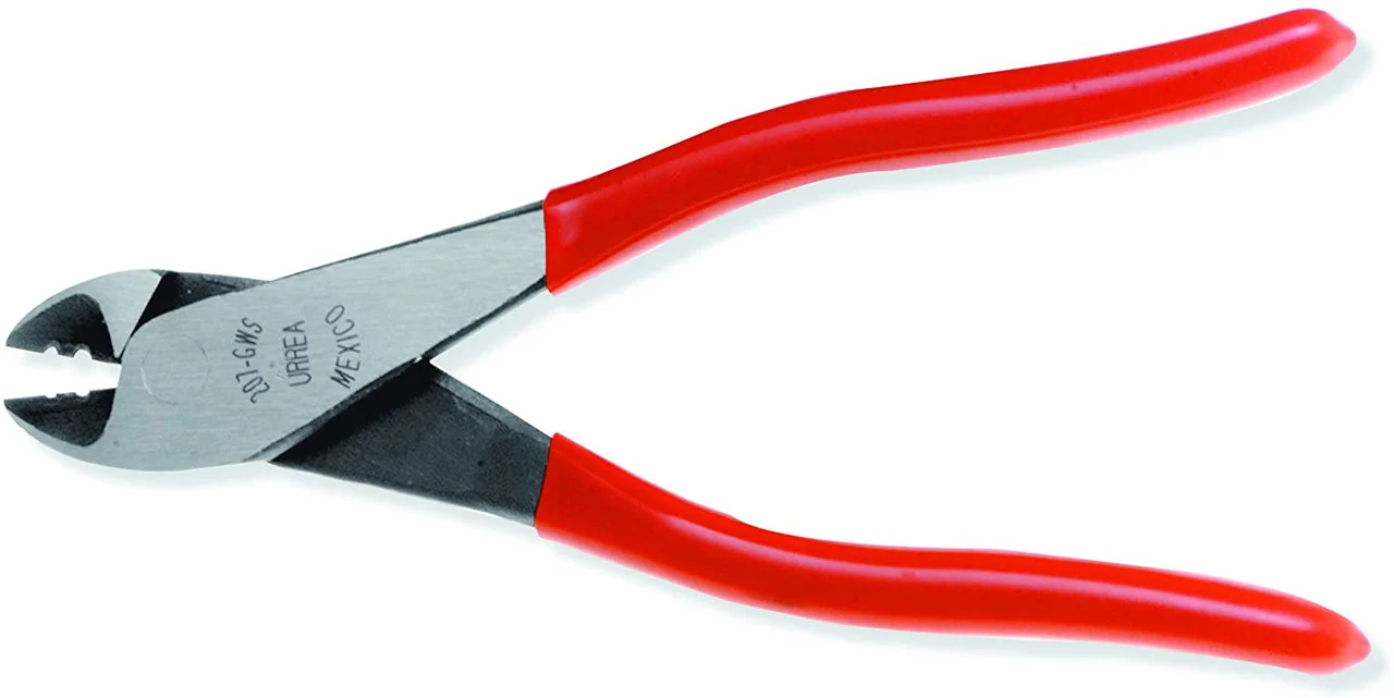 7-5/16 Inch High Leverage Diagonal Cut With Wire Strippers Heavy-duty Electrici