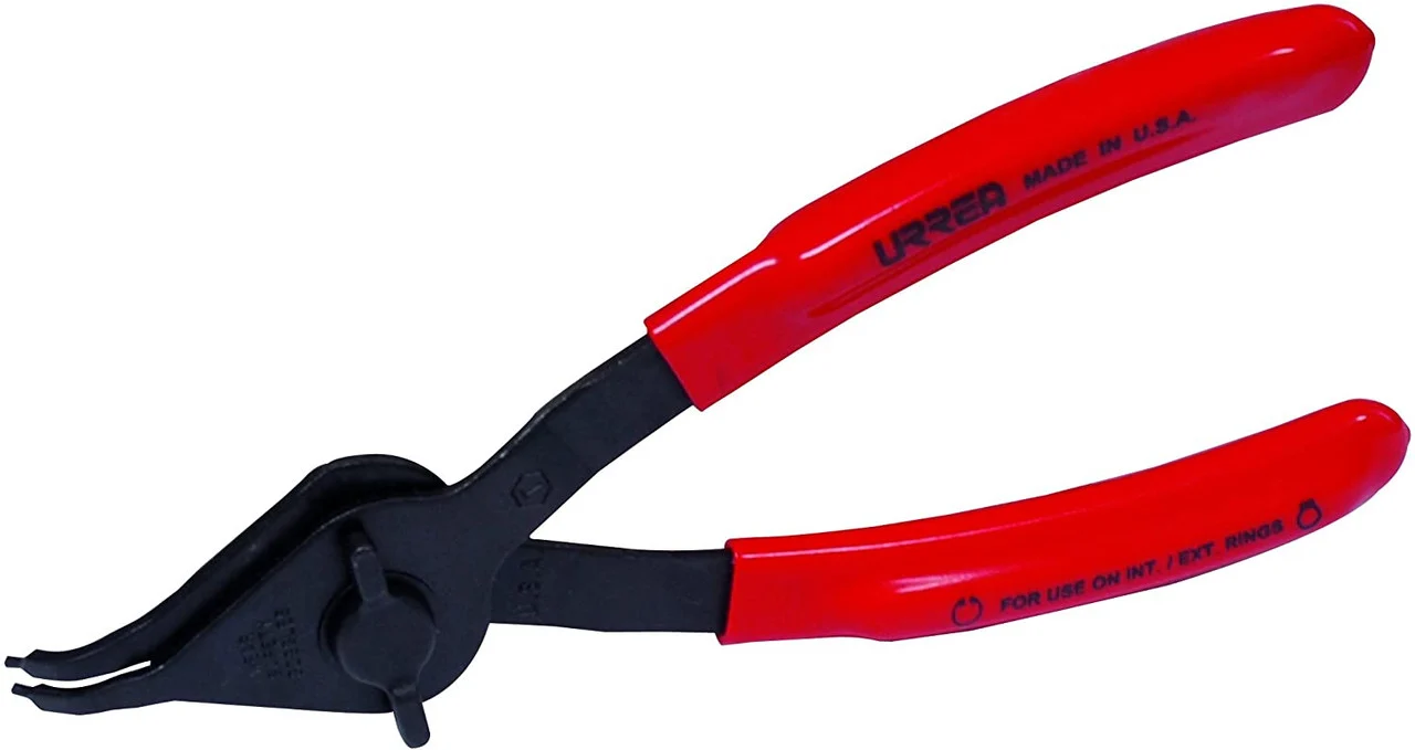 7-3/8 Inch 45 Degree Angle Easy-change Convertible Retaining Ring Pliers 375