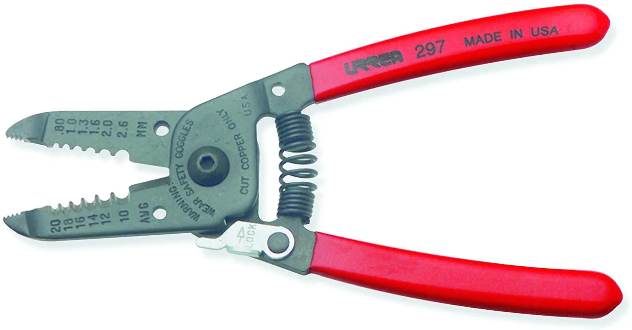 6-3/4 Inch Upfront Stripper/cutter With Lock Wire Stripping Pliers 297