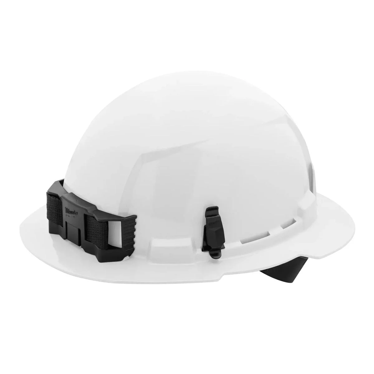 BOLT™ White Full Brim Hard Hat w/4pt Ratcheting Suspension (USA)_Type 1, Class E