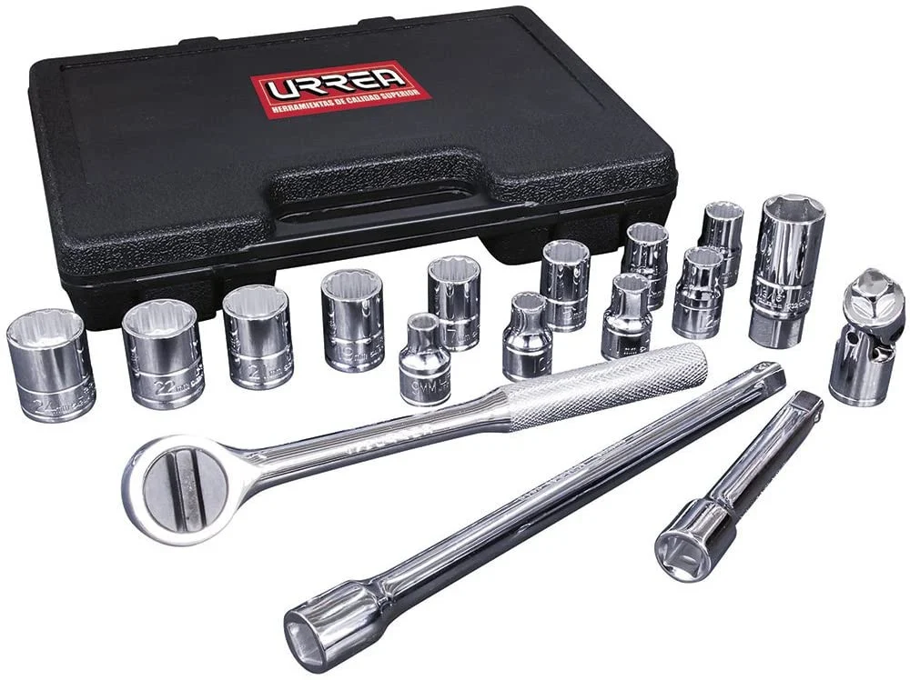 1/2" Drive Socket 17 Pieces Set With Accessories 5400PM