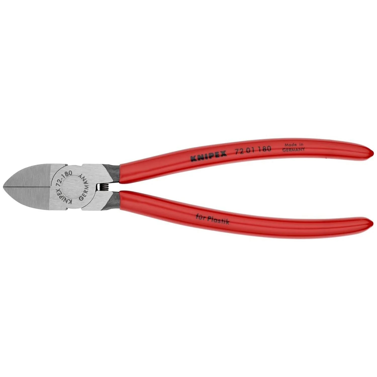 Knipex 72 01 180 Diagonal Pliers for Flush Cutting Plastics