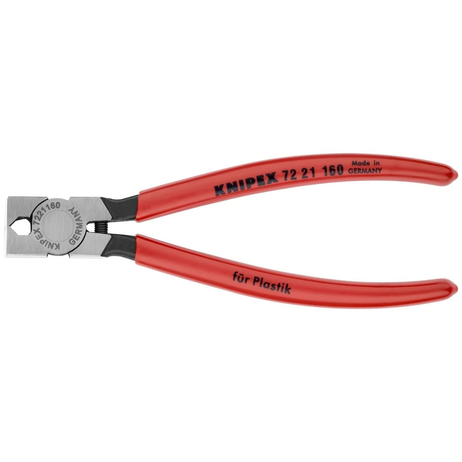 Knipex 72 21 160 Diagonal Pliers for Flush Cutting Plastics 85° Angled