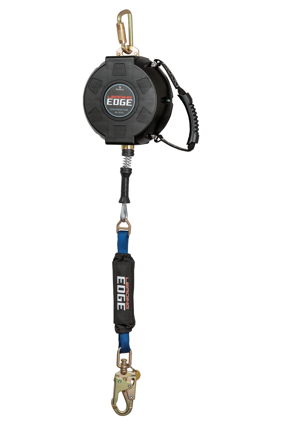 FALLTECH Contractor Leading Edge Class 2 SRL w/ 30' Galvanized Steel Cable & Anchorage Carabiner