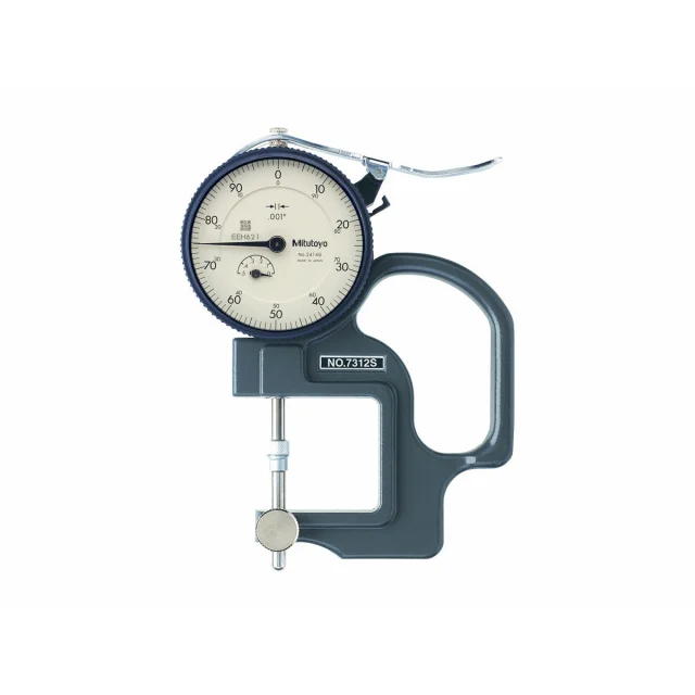 Mitutoyo 7313A Series 7 Lens Thickness/Reverse Anvil Gages, Metric