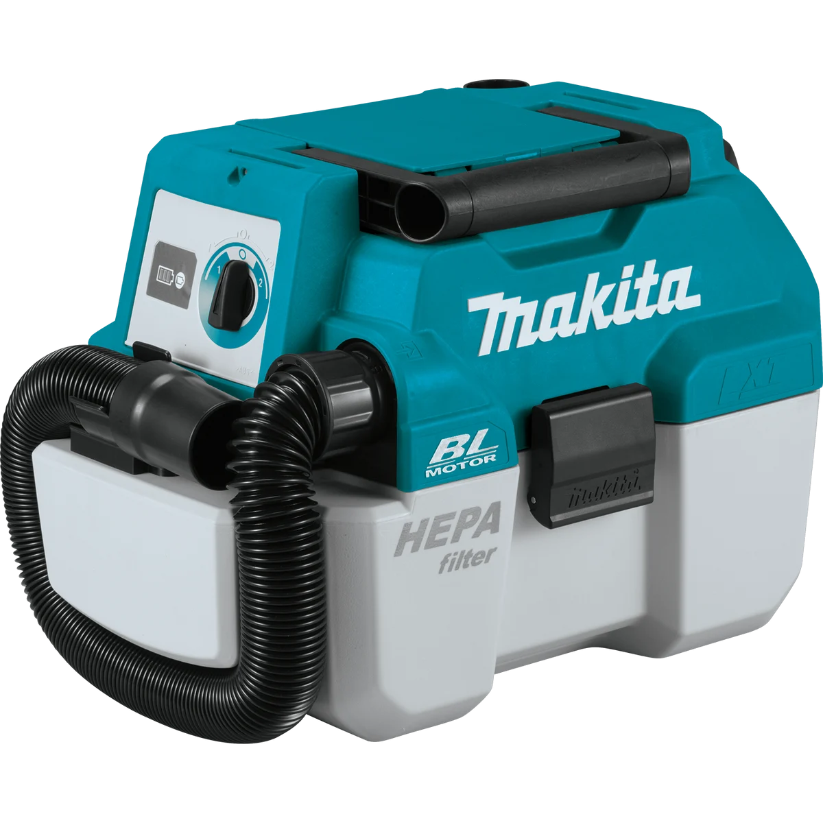 18V LXT® Lithium‑Ion Brushless Cordless 2 Gallon HEPA Filter Portable Wet/Dry Dust Extractor/Vacuum, Tool Only