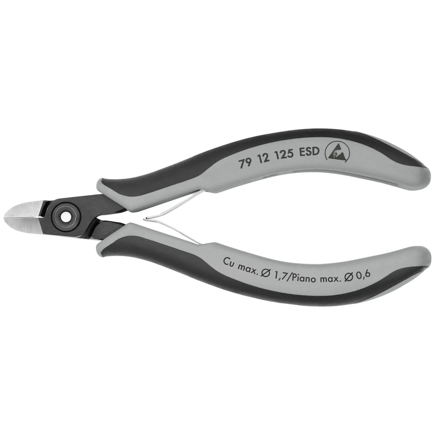Knipex 79 12 125 ESD Electronics Diagonal Cutters-ESD Handles