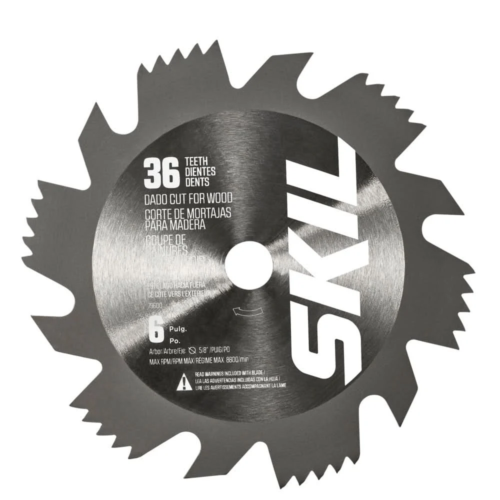 SKIL 79600 6 In. Carbide Tipped Dado Set