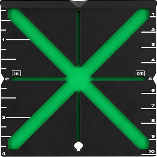 Responsive Laser Alignment Target