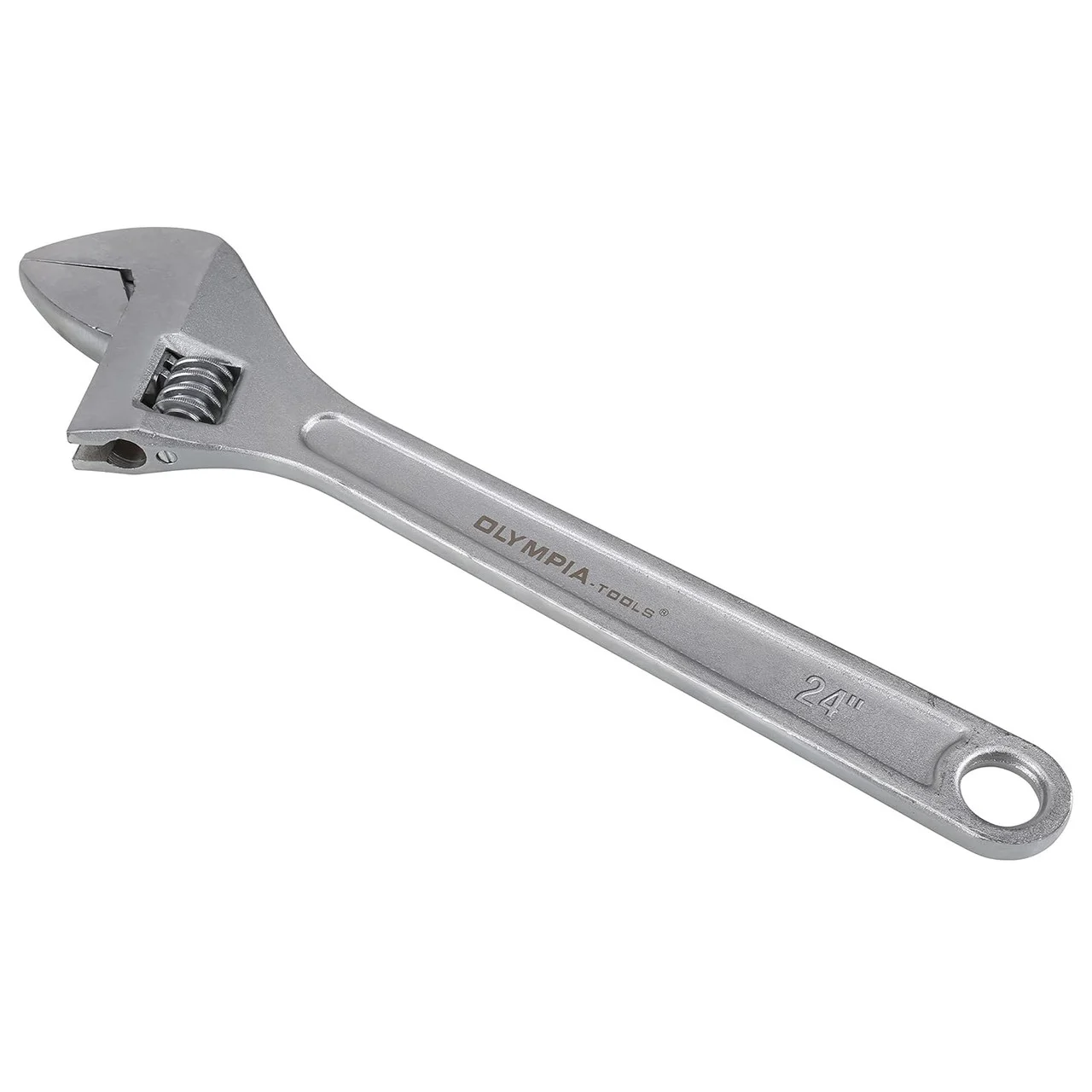 24 inch Adjustable wrench, chrome finish, 018-01-024