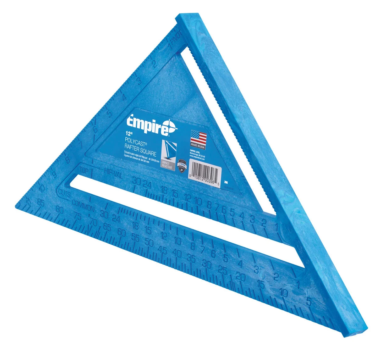 12 in. Polycast Rafter Square