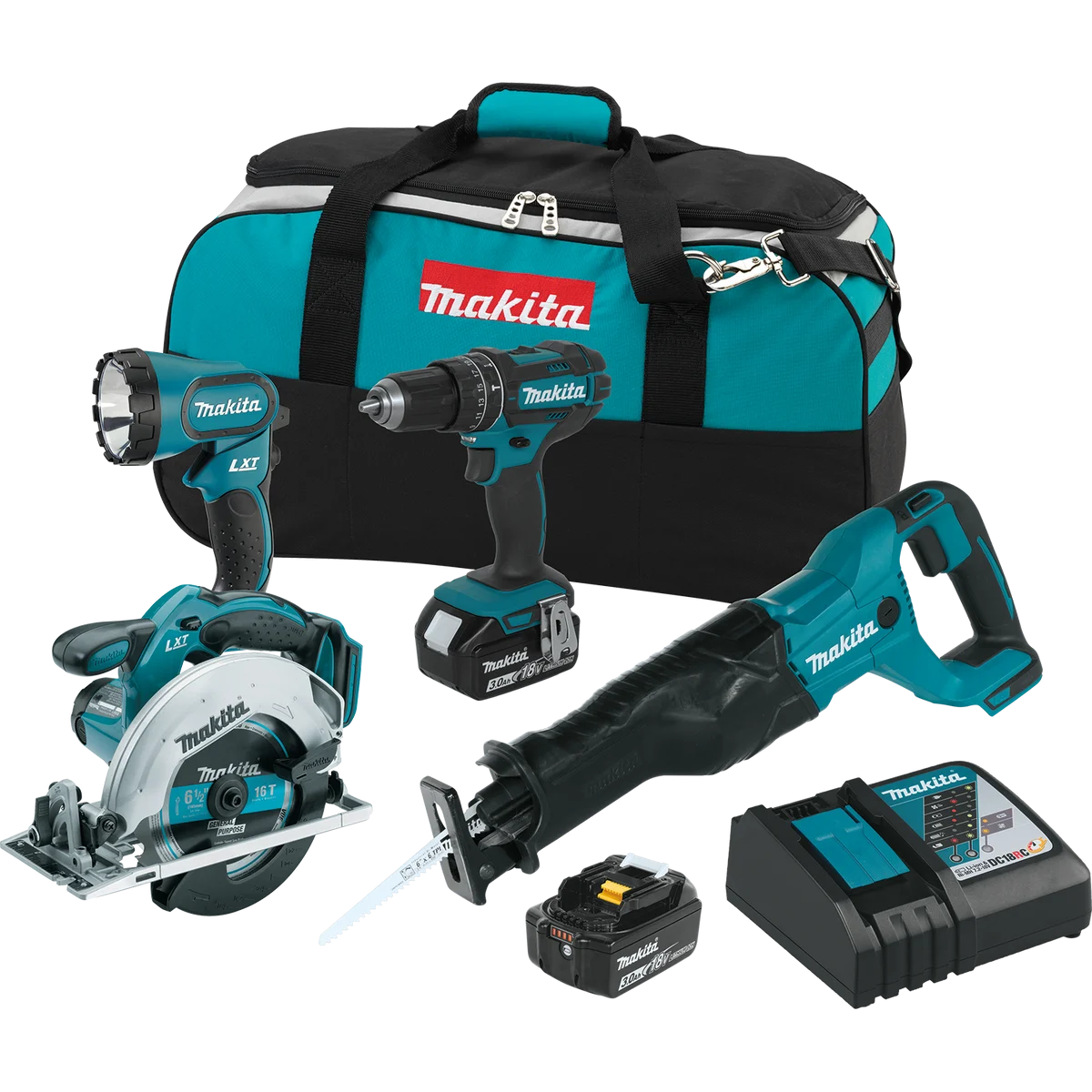 18V LXT® Lithium‑Ion Cordless 4‑Pc. Combo Kit (3.0Ah)