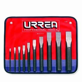 COLD CHISEL SET 3/16 IN to 1 IN, 10 PC