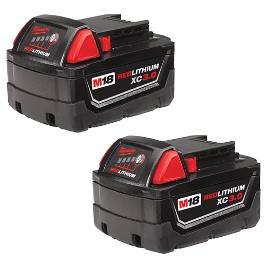 M18™ REDLITHIUM™ High Capacity 3.0Ah Battery Pack (2 Piece)
