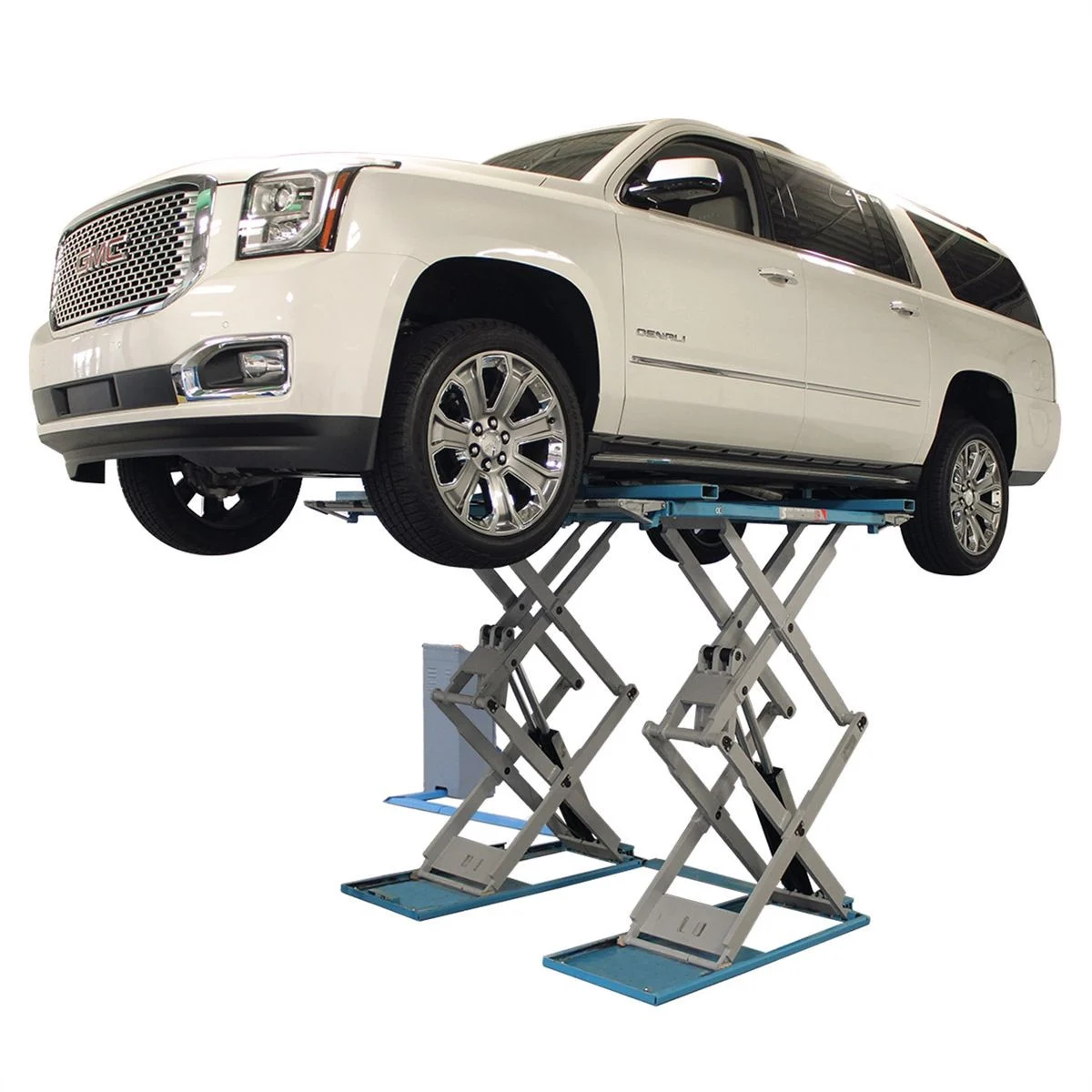 9,000 lb. Capacity High Rise Scissor Lift (Prepaid Freight)
