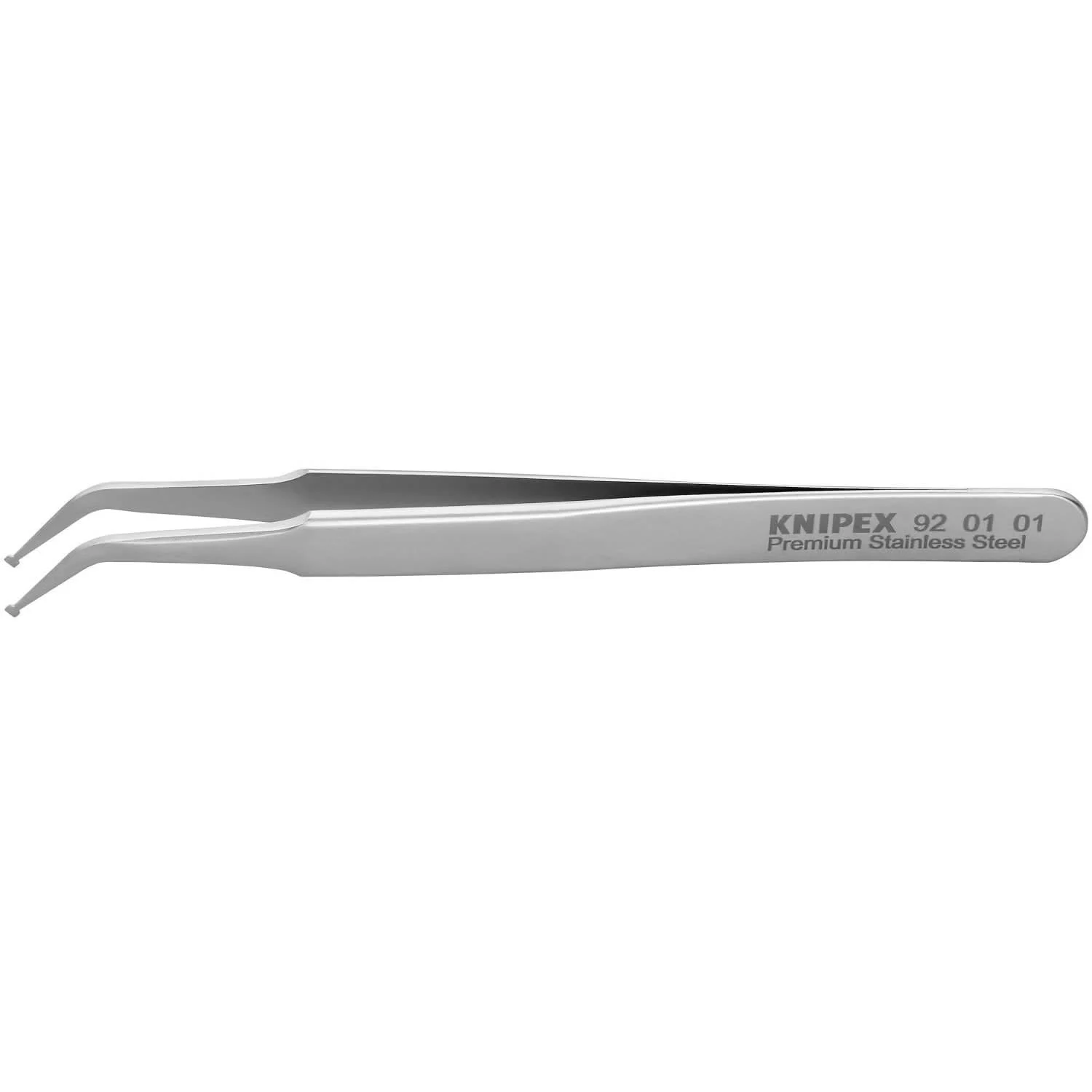 Knipex 92 01 01 Premium Stainless Steel Positioning Tweezers-45°Angled-SMD