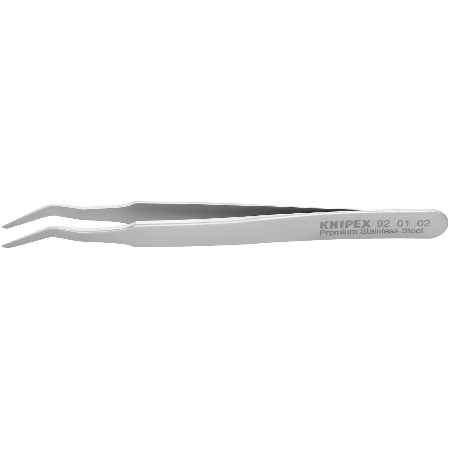 Knipex 92 01 02 Premium Stainless Steel Positioning Tweezers-35°Angled-SMD