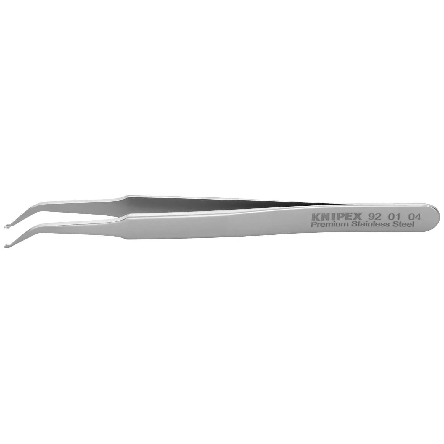 Knipex 92 01 04 Premium Stainless Steel Positioning Tweezers-45°Angled-SMD