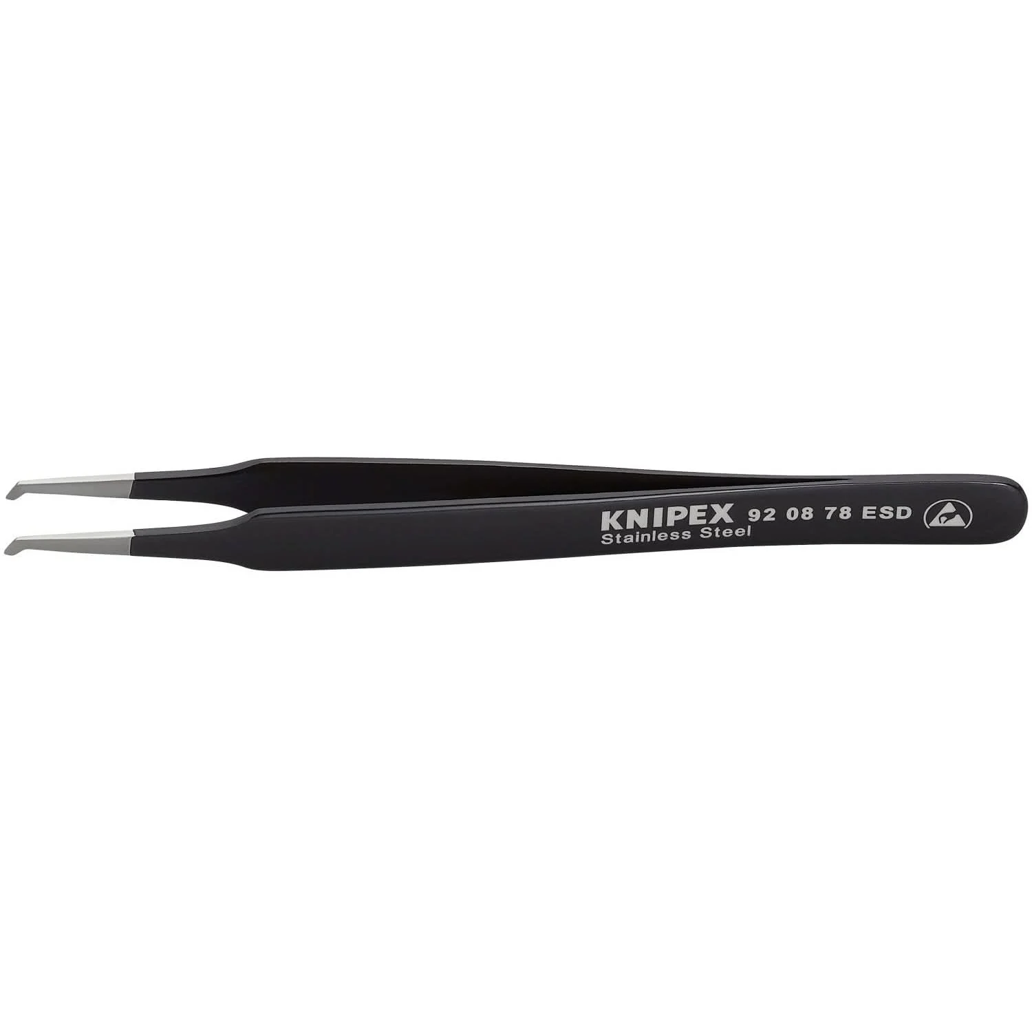 Knipex 92 08 78 ESD Stainless Steel Positioning Tweezers-ESD-SMD