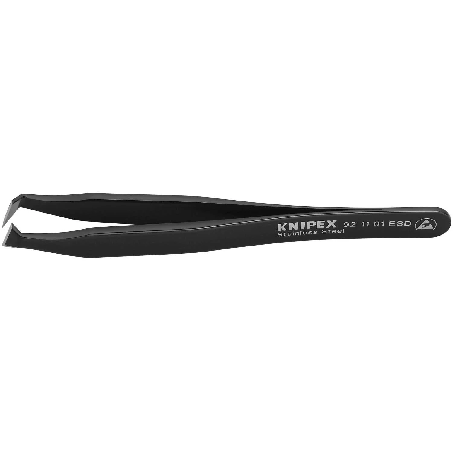 Knipex 92 11 01 ESD Stainless Steel Cutting Tweezers-35°Angled-ESD