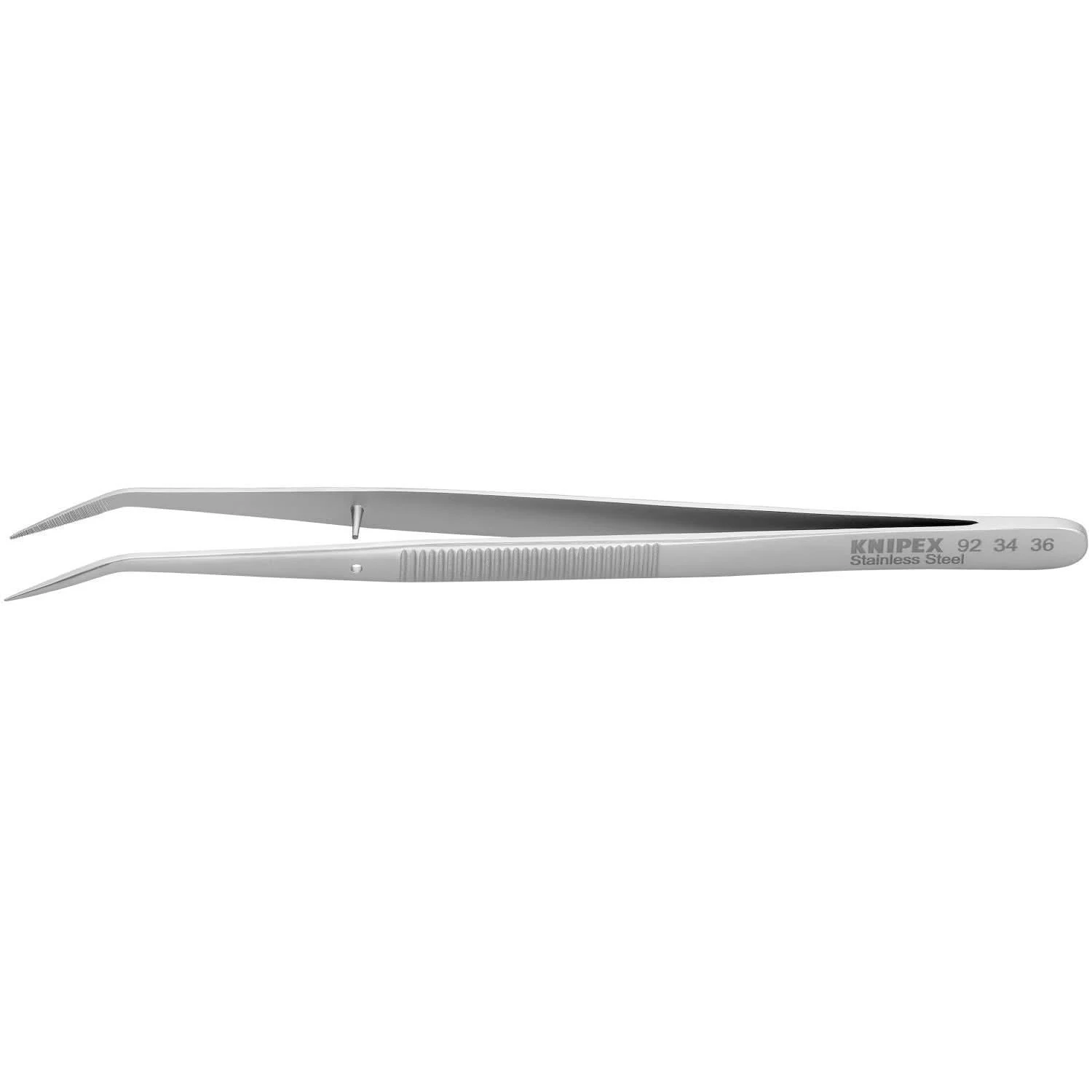 Knipex 92 34 36 Stainless Steel Gripping Tweezers-25 °Angled-Pointed Tips