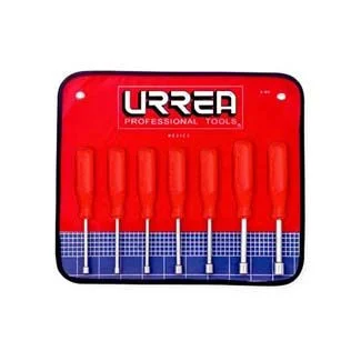 Red plastic handle nut driver set mr