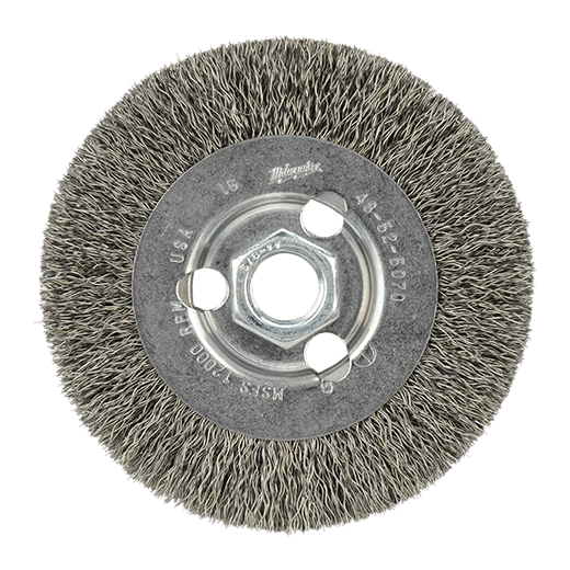 4 in. Stainless Steel Full Cable Twist Knot Wheel