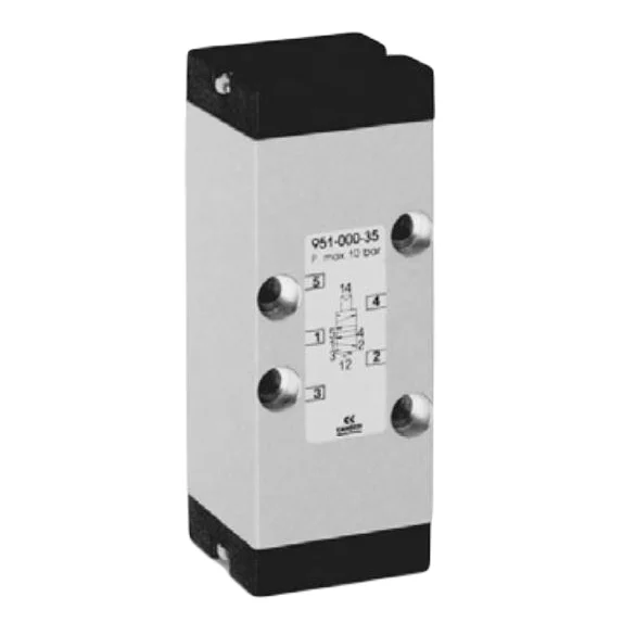 Camozzi 953-000-35 Series 9 Valve, 5/2-Way, Bistable