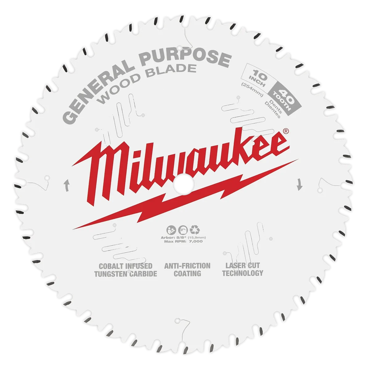 12" 60T Combination Circular Saw Blade