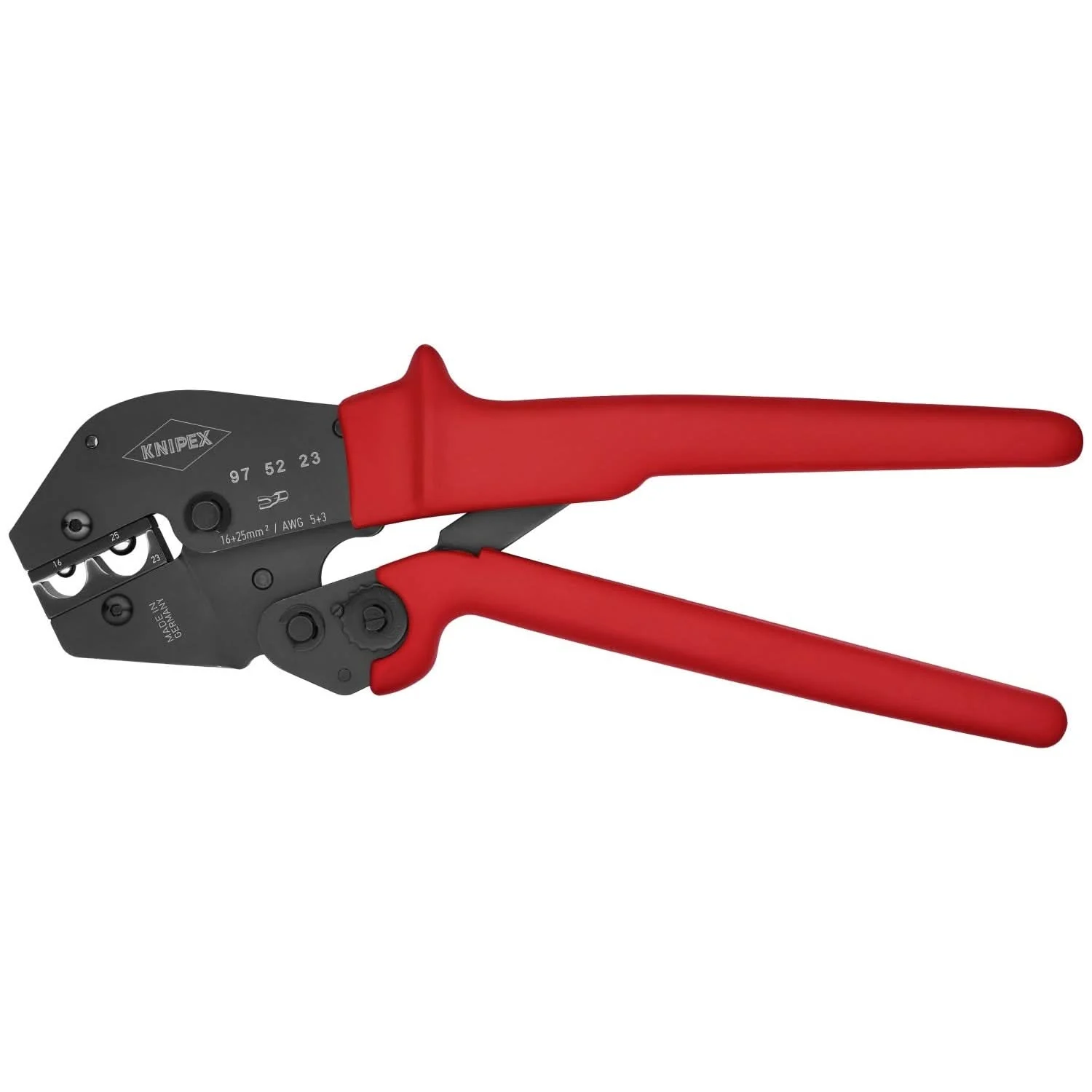 Knipex 97 52 23 Crimping Pliers For Non-Insulated terminals and Cable Connectors
