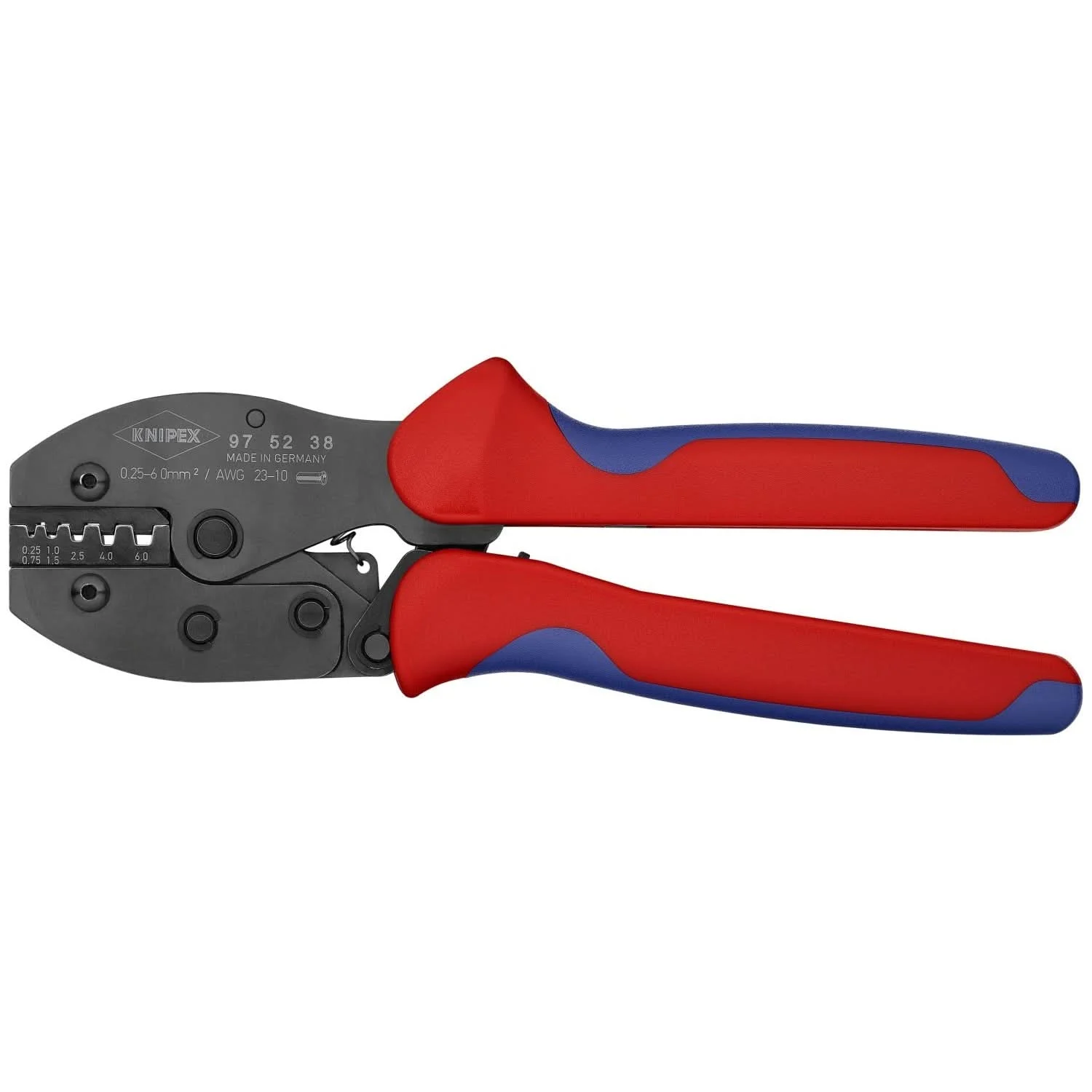 Knipex 97 52 38 Crimping Pliers For Insulated and Non-Insulated Wire Ferrules