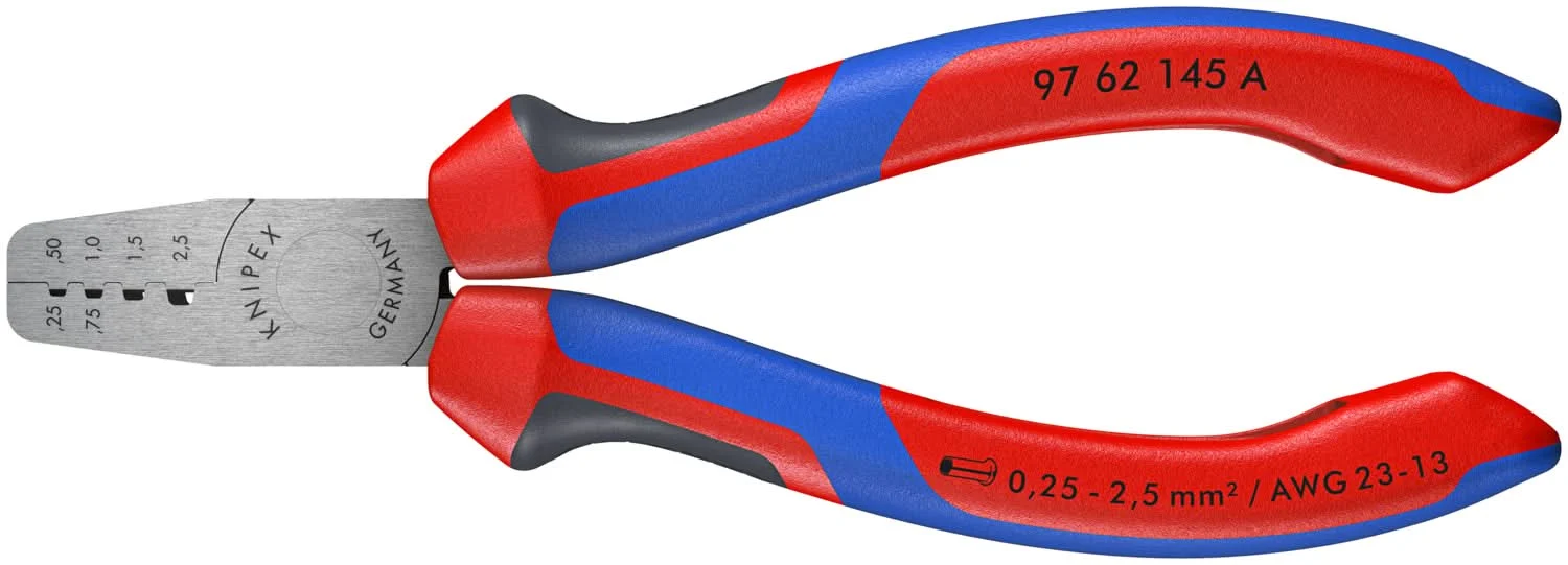 Knipex 97 62 145 A Crimping Pliers for Wire Ferrules