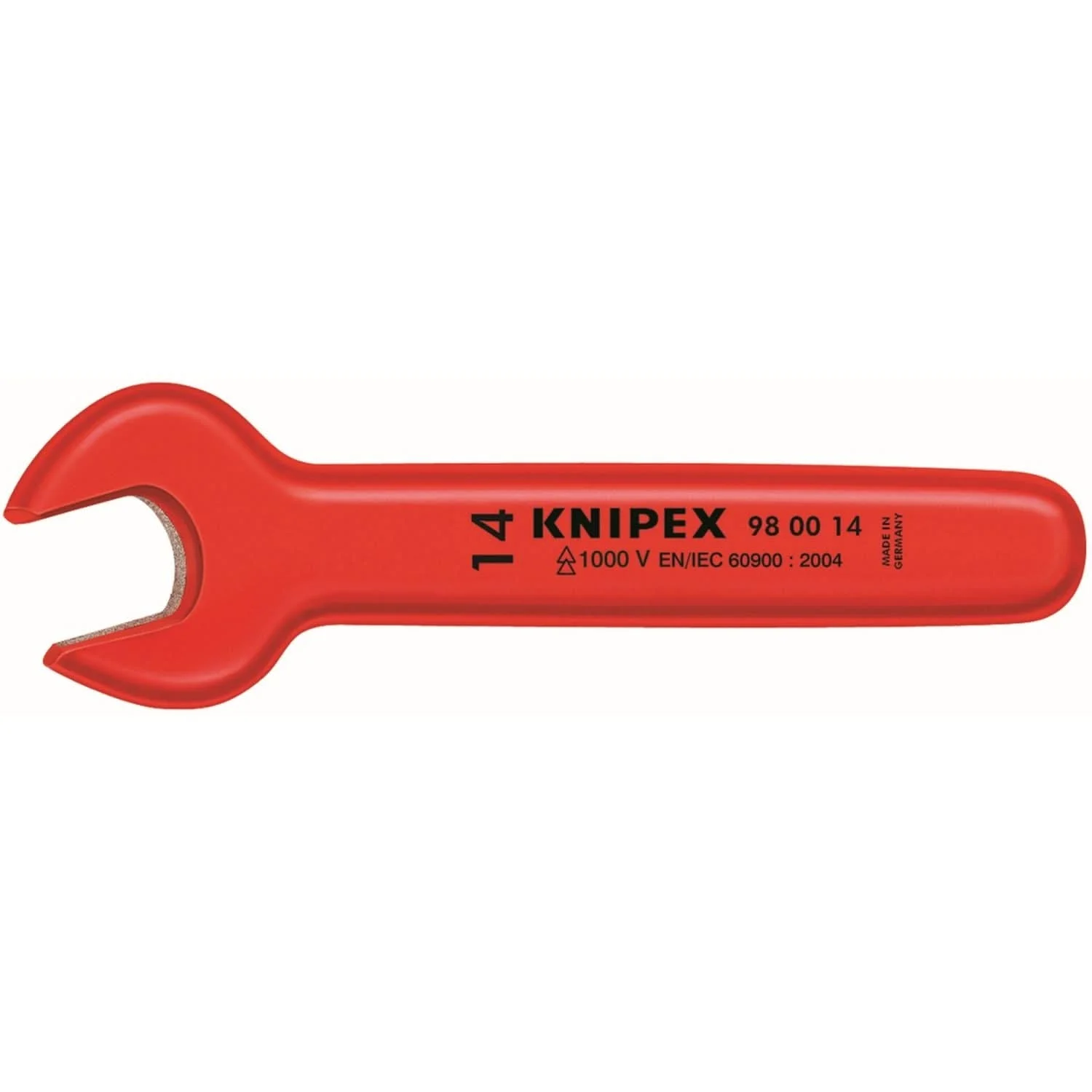 Knipex 98 00 18 Open End Wrench-1000V Insulated 18 mm