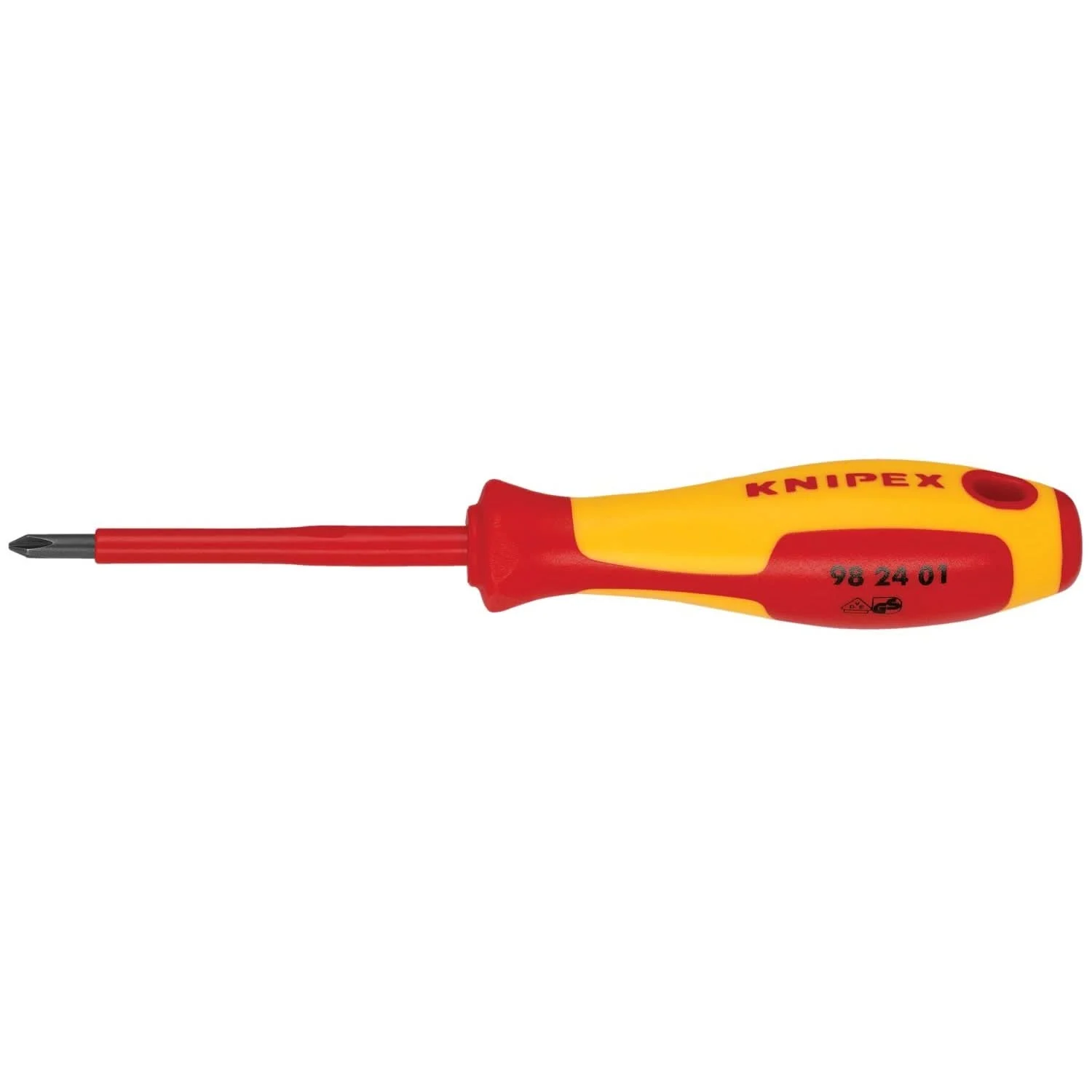 Knipex 98 24 01 Phillips Screwdriver, 3 1/4"-1000V Insulated, P1