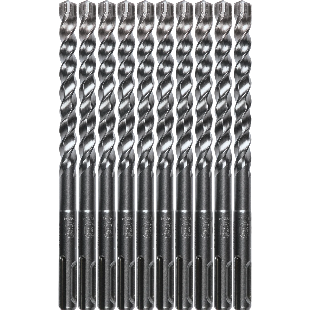 3/8" x 6" SDS‑PLUS Bit, 3‑Cutter, 10/pk