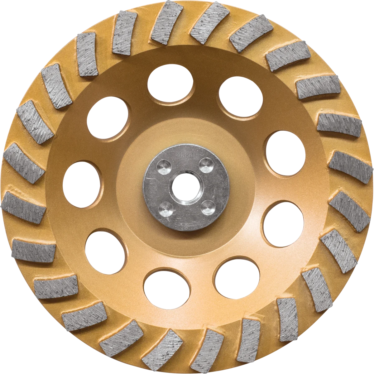 MAKITA 7" Low‑Vibration Diamond Cup Wheel, 24 Segment Turbo