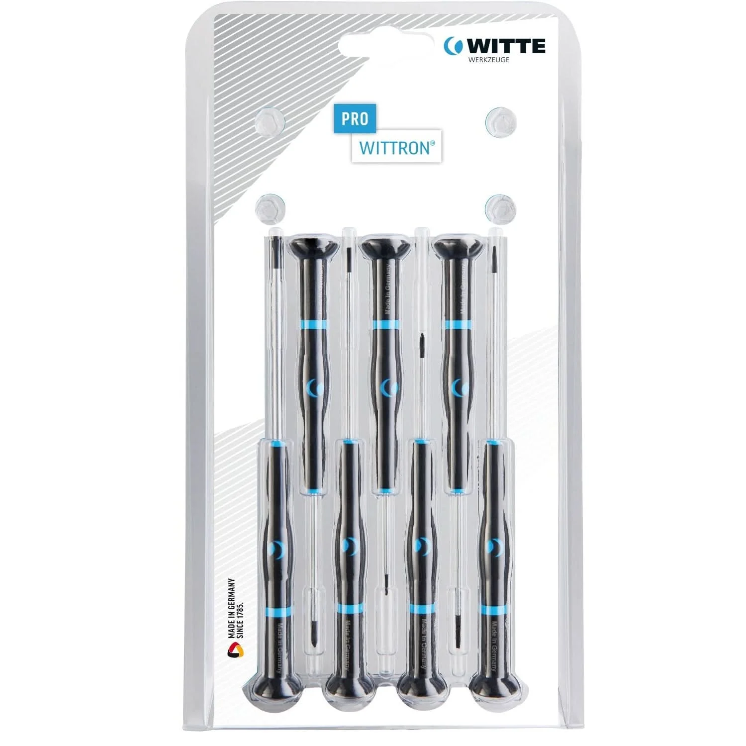 Witte 9T 89343 WITTRON 7 Pc Torx Set T5-T15 in Clamshell
