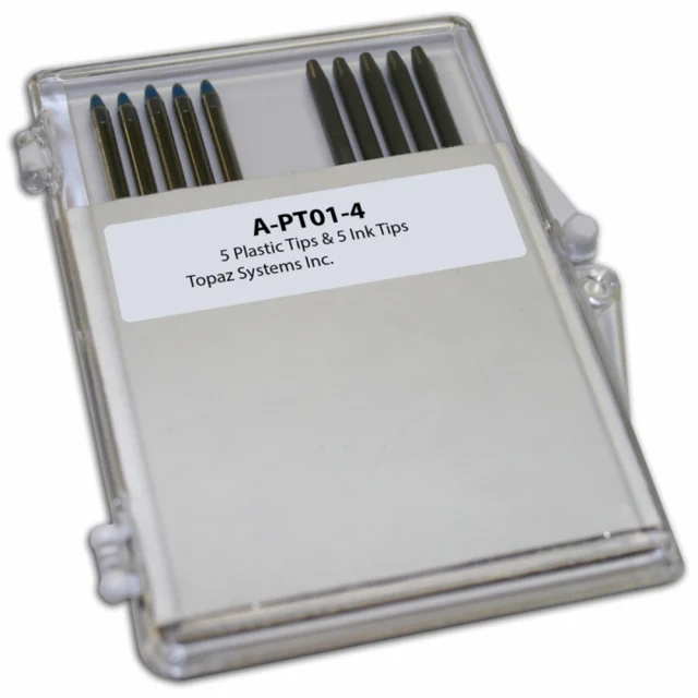Topaz A-PT01-4 5 Ink and 5 Plastic Pen Tips
