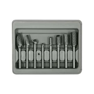 8pc. Carbide Rotary Burr Set 1/4 in Shank AST2181
