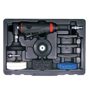 Surface Prep Kit w/Composite 1/4" Angle Die Grinder & Surf. Prep Discs