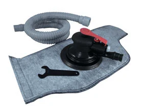 Vacuum Random Orbital Palm Sander Hose, Bag Velcro Pad
