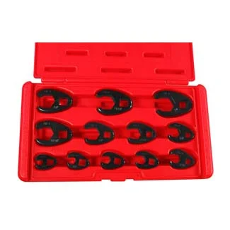 12 Piece 3/8 in Dr. SAE Crowfoot Wrench Set