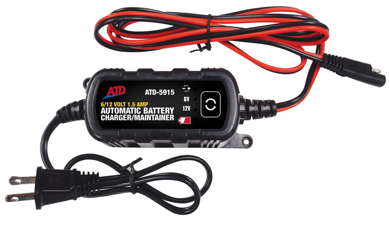 6V/12V Automatic Battery Charger/Maintainer ATD-5915