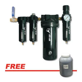COMBO: 5-Stage Desiccant Air Drying System w/ 1 Gallon of Replacement Desiccant