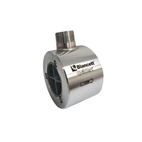Blancett B132-050 QuikSert In-Line Turbine Flow Meter 0.75-7.50 gpm