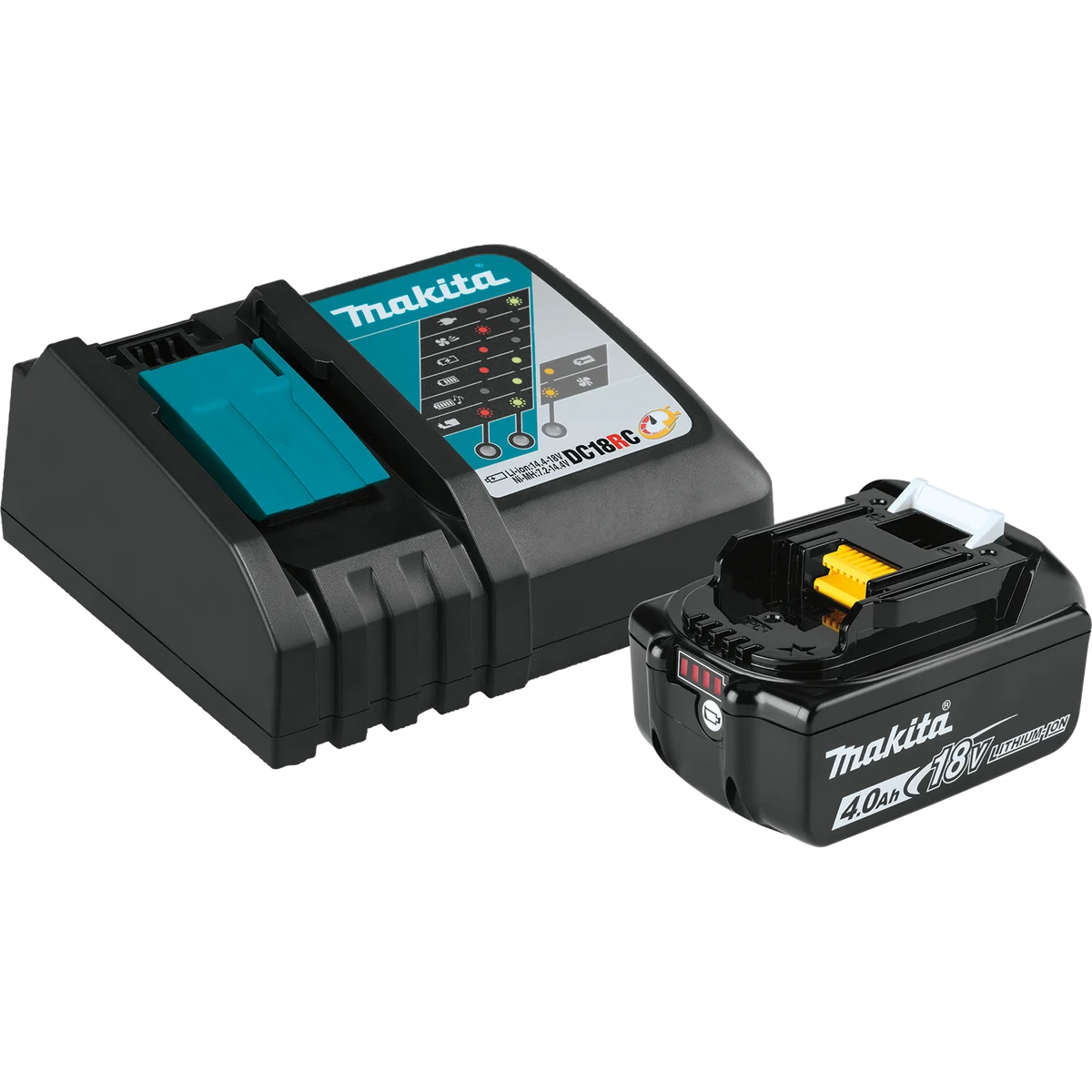 MAKITA 18V LXT® 4.0Ah Battery & Charger Starter Pack