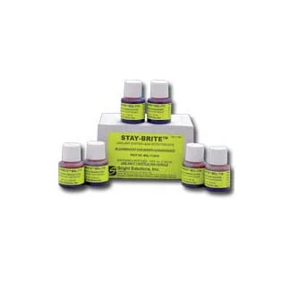 6 pk of 1/4 oz. Bottles of Coolant OEM Stay-Brite Concentrated Dye
